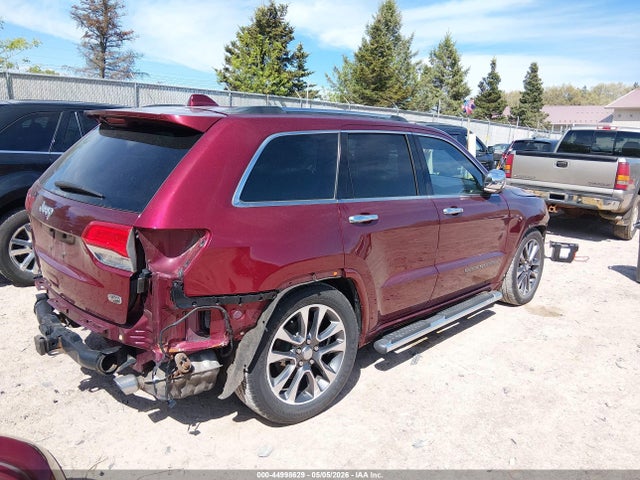 44998629 :رقم المزاد ، 1C4RJFCG7JC259861 vin ، 2018 Jeep Grand Cherokee Overland 4x4 مزاد بيع
