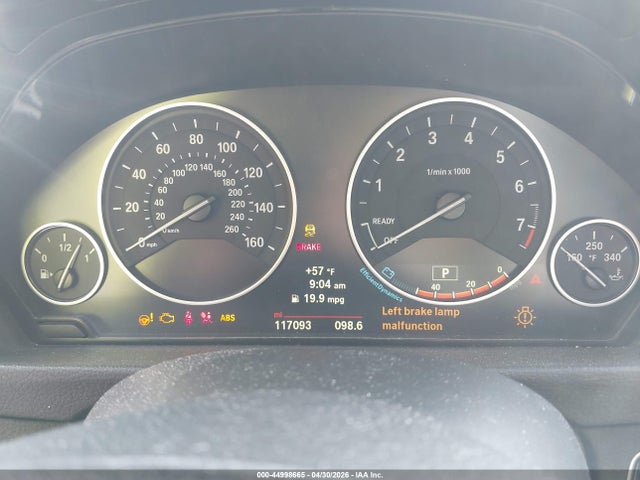 Aukcja sprzedaży 2014 Bmw 328i Xdrive, vin: WBA3B5G51ENS10071, numer aukcji: 44998665