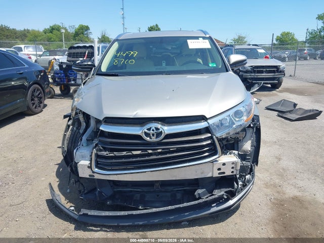 Продажа на аукционе авто 2016 Toyota Highlander Limited V6, vin: 5TDDKRFH6GS326048, номер лота: 44998710