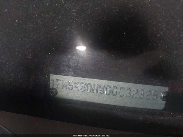 44998795 :رقم المزاد ، 1FM5K8DH8GGC32325 vin ، 2016 Ford Explorer Xlt مزاد بيع