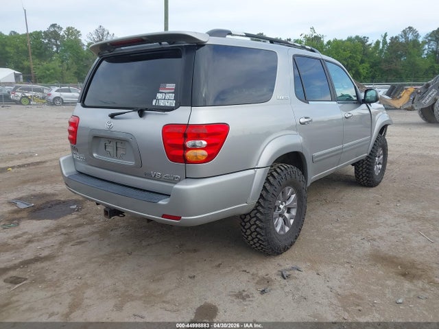 44998883 :رقم المزاد ، 5TDBT48A81S039017 vin ، 2001 Toyota Sequoia Limited V8 مزاد بيع