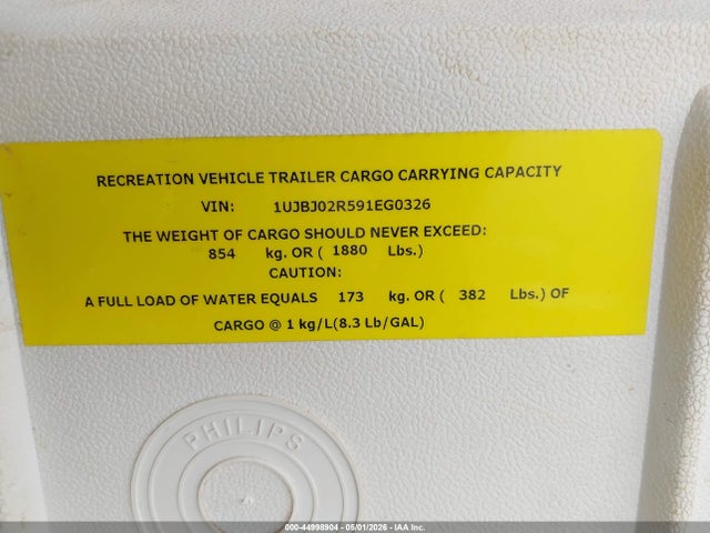 Продажа на аукционе авто 2009 Jayco 32bhds, vin: 1UJBJ02R591EG0326, номер лота: 44998904