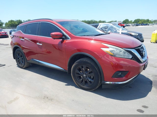 Продаж на аукціоні авто 2018 Nissan Murano Sv, vin: 5N1AZ2MH1JN185424, номер лоту: 44999181