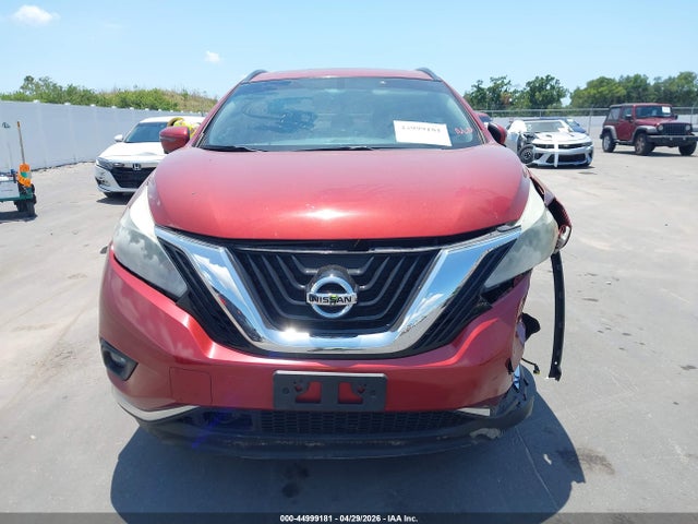 44999181 :رقم المزاد ، 5N1AZ2MH1JN185424 vin ، 2018 Nissan Murano Sv مزاد بيع