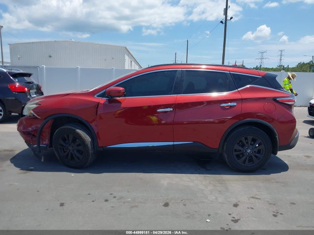 44999181 :رقم المزاد ، 5N1AZ2MH1JN185424 vin ، 2018 Nissan Murano Sv مزاد بيع