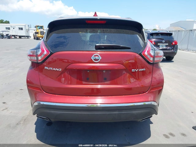 44999181 :رقم المزاد ، 5N1AZ2MH1JN185424 vin ، 2018 Nissan Murano Sv مزاد بيع