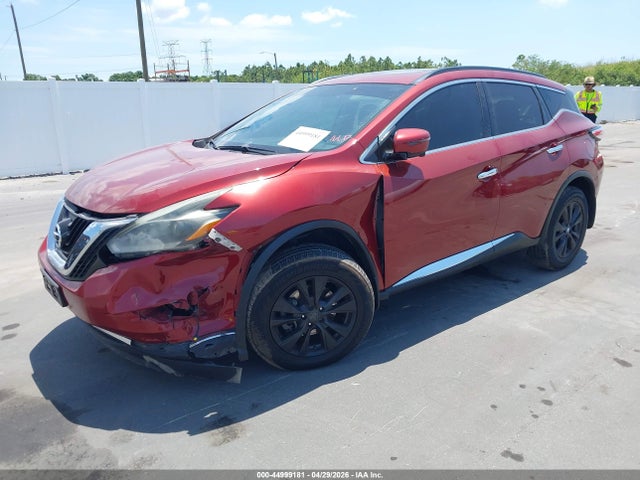 44999181 :رقم المزاد ، 5N1AZ2MH1JN185424 vin ، 2018 Nissan Murano Sv مزاد بيع