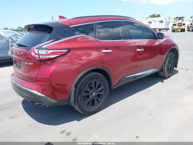 44999181 :رقم المزاد ، 5N1AZ2MH1JN185424 vin ، 2018 Nissan Murano Sv مزاد بيع