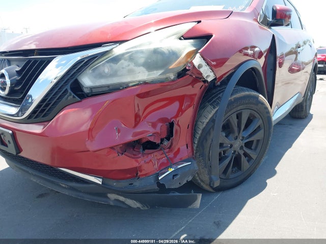 44999181 :رقم المزاد ، 5N1AZ2MH1JN185424 vin ، 2018 Nissan Murano Sv مزاد بيع