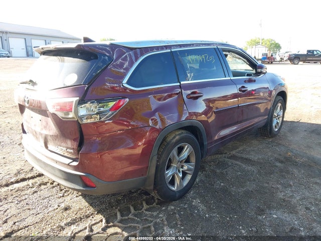 Aukcja sprzedaży 2014 Toyota Highlander Limited Platinum V6, vin: 5TDDKRFH9ES030664, numer aukcji: 44999203