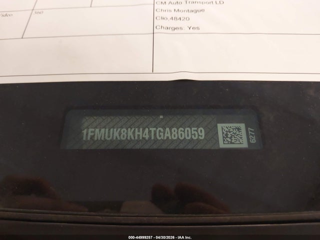 Продажа на аукционе авто 2026 Ford Explorer St-line, vin: 1FMUK8KH4TGA86059, номер лота: 44999257