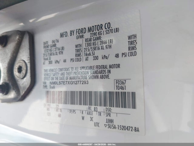 Ford Transit Connect Xl 2016 NM0LS7E7XG1277293 Image 9