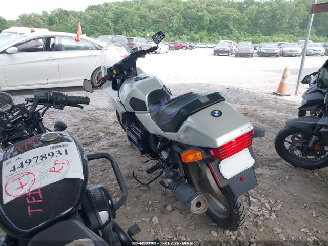 1993 Bmw K75 S მანქანა იყიდება აუქციონზე, vin: WB1057208P0154096, აუქციონის ნომერი: 44999363