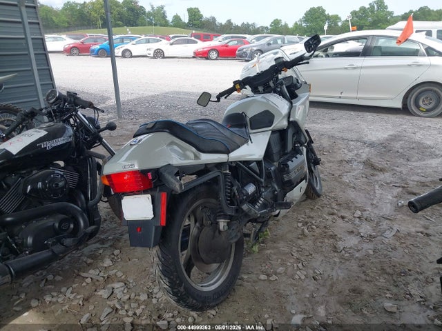 1993 Bmw K75 S მანქანა იყიდება აუქციონზე, vin: WB1057208P0154096, აუქციონის ნომერი: 44999363