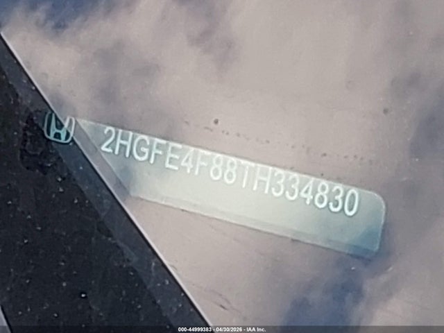 Продажа на аукционе авто 2026 Honda Civic Hybrid Sport/sport Touring, vin: 2HGFE4F88TH334830, номер лота: 44999383