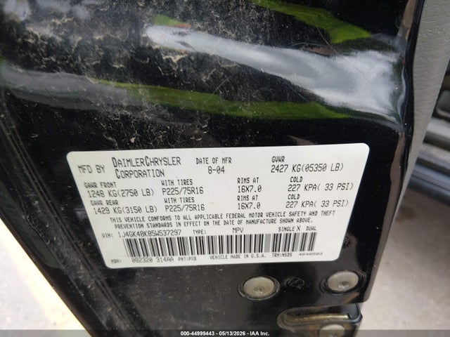 Aukcja sprzedaży 2005 Jeep Liberty Sport, vin: 1J4GK48K85W537297, numer aukcji: 44999443