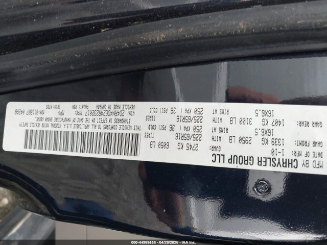 2010 Dodge Grand Caravan Se მანქანა იყიდება აუქციონზე, vin: 2D4RN4DE2AR232017, აუქციონის ნომერი: 44999454