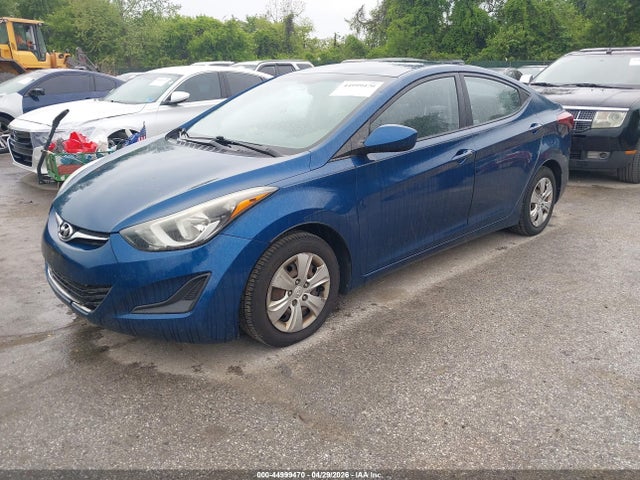 2016 Hyundai Elantra Se მანქანა იყიდება აუქციონზე, vin: KMHDH4AE5GU478280, აუქციონის ნომერი: 44999470