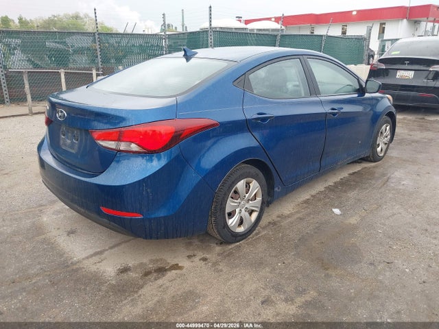 2016 Hyundai Elantra Se მანქანა იყიდება აუქციონზე, vin: KMHDH4AE5GU478280, აუქციონის ნომერი: 44999470