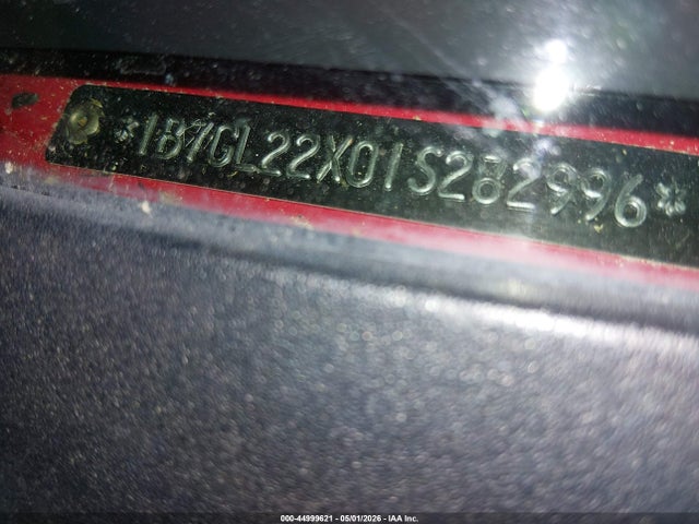 44999621 :رقم المزاد ، 1B7GL22X01S282996 vin ، 2001 Dodge Dakota Slt/sport مزاد بيع