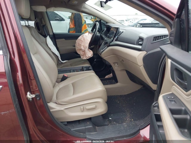 2018 Honda Odyssey Touring მანქანა იყიდება აუქციონზე, vin: 5FNRL6H89JB019578, აუქციონის ნომერი: 44999669