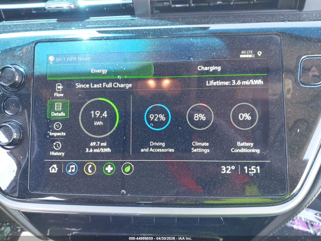 1G1FW6S07P4201074 Chevrolet Bolt Ev Fwd 1lt
