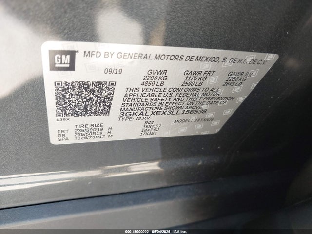 GMC Terrain Awd Denali 2020 3GKALXEX3LL156538 Image 9