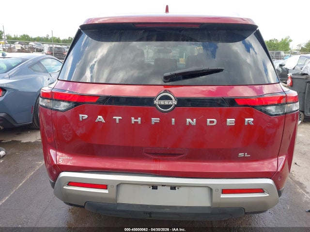 2022 Nissan Pathfinder Sl 2wd მანქანა იყიდება აუქციონზე, vin: 5N1DR3CAXNC259187, აუქციონის ნომერი: 45000062