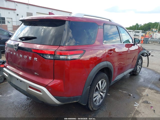 2022 Nissan Pathfinder Sl 2wd მანქანა იყიდება აუქციონზე, vin: 5N1DR3CAXNC259187, აუქციონის ნომერი: 45000062