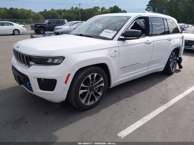 2023 Jeep Grand Cherokee 4xe Overland მანქანა იყიდება აუქციონზე, vin: 1C4RJYD61PC666066, აუქციონის ნომერი: 45000177