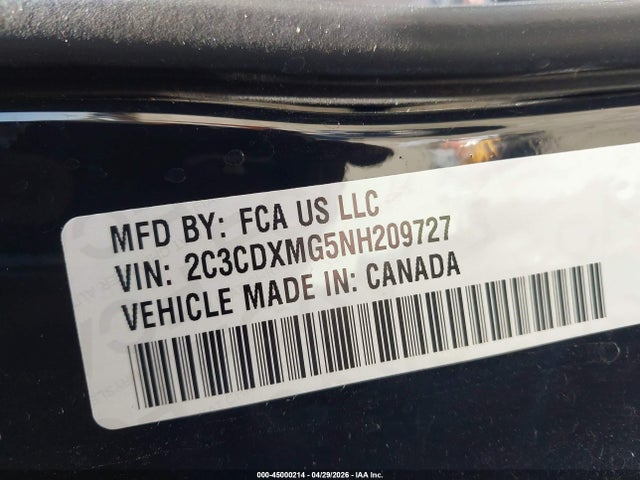 Dodge Charger Gt Awd 2022 2C3CDXMG5NH209727 Image 9