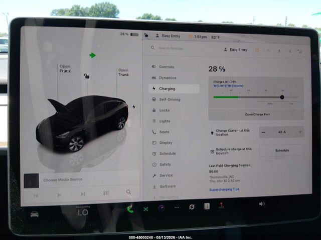 Aukcja sprzedaży 2023 Tesla Model Y, vin: 7SAYGDEE7PF920121, numer aukcji: 45000248