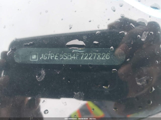 45000253 :رقم المزاد ، 1G1PE5SB4F7227826 vin ، 2015 Chevrolet Cruze 2lt Auto مزاد بيع