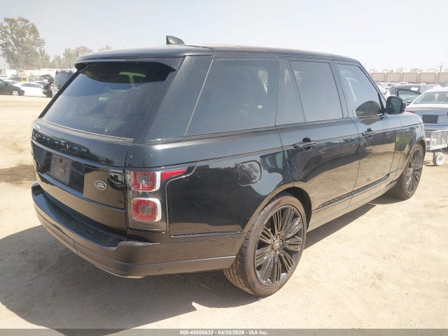 2019 Land Rover Range Rover 3.0l V6 Supercharged Hse მანქანა იყიდება აუქციონზე, vin: SALGS2SV5KA564665, აუქციონის ნომერი: 45000432