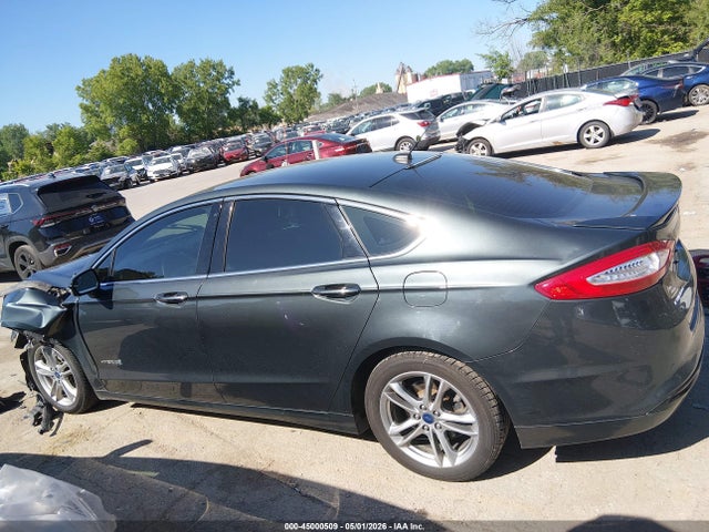 45000509 :رقم المزاد ، 3FA6P0RU7FR296709 vin ، 2015 Ford Fusion Hybrid Titanium مزاد بيع