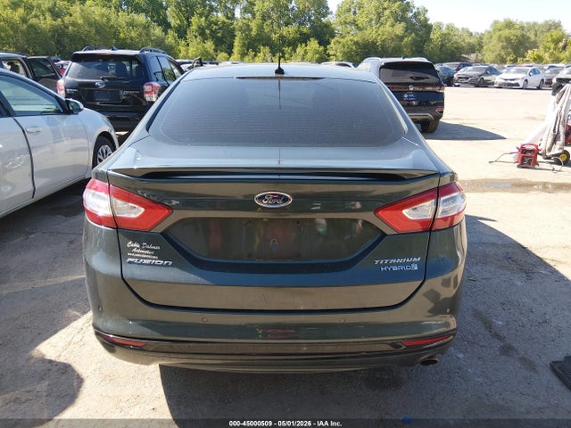 45000509 :رقم المزاد ، 3FA6P0RU7FR296709 vin ، 2015 Ford Fusion Hybrid Titanium مزاد بيع