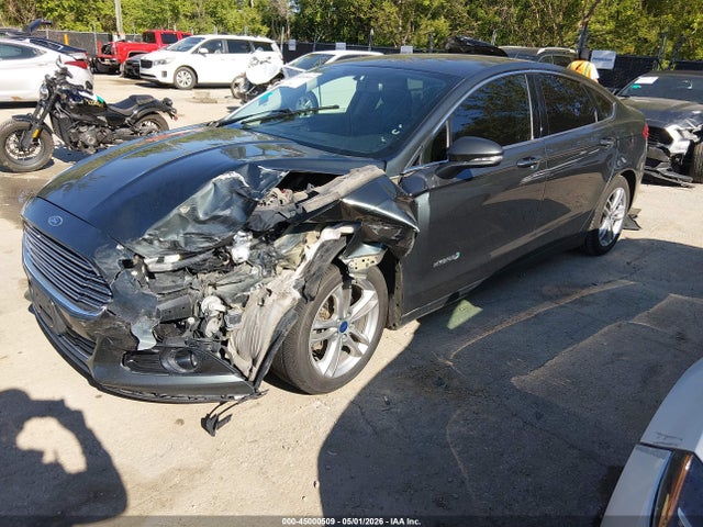 45000509 :رقم المزاد ، 3FA6P0RU7FR296709 vin ، 2015 Ford Fusion Hybrid Titanium مزاد بيع