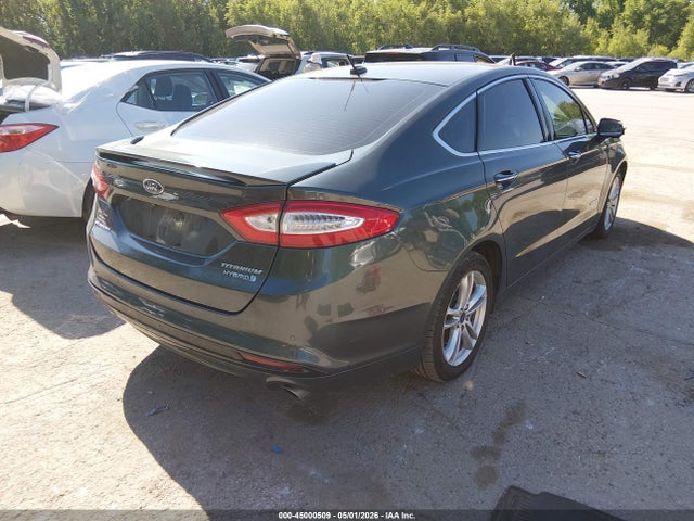 45000509 :رقم المزاد ، 3FA6P0RU7FR296709 vin ، 2015 Ford Fusion Hybrid Titanium مزاد بيع