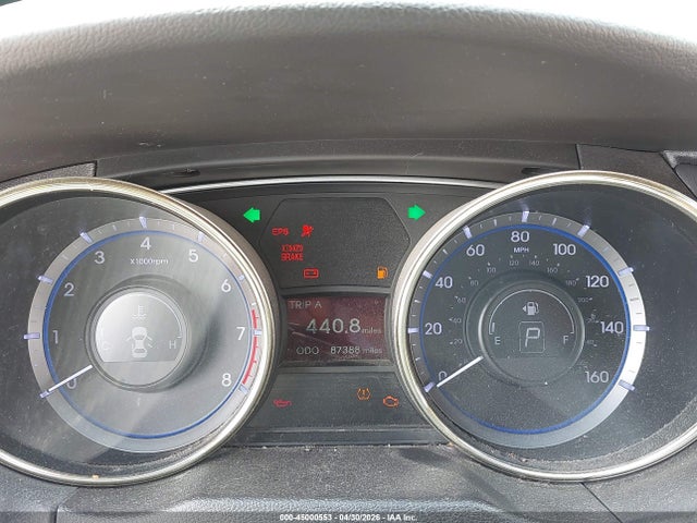 Aukcja sprzedaży 2012 Hyundai Sonata Gls, vin: 5NPEB4ACXCH438080, numer aukcji: 45000553
