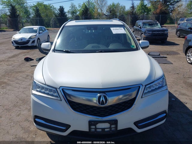 2016 Acura Mdx Advance   Entertainment Packages/advance Package მანქანა იყიდება აუქციონზე, vin: 5FRYD4H99GB062301, აუქციონის ნომერი: 45000560
