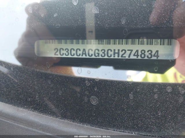 45000591 :رقم المزاد ، 2C3CCACG3CH274834 vin ، 2012 Chrysler 300 Limited مزاد بيع