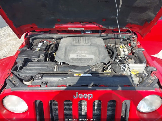 45000603 :رقم المزاد ، 1C4BJWEG6CL244561 vin ، 2012 Jeep Wrangler Unlimited Sahara مزاد بيع