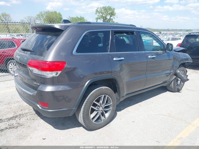 Продаж на аукціоні авто 2018 Jeep Grand Cherokee Limited 4x4, vin: 1C4RJFBG5JC427935, номер лоту: 45000671