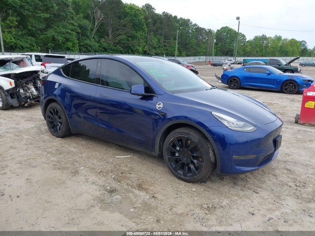 2021 Tesla Model Y Long Range Dual Motor All-wheel Drive მანქანა იყიდება აუქციონზე, vin: 5YJYGDEE1MF141659, აუქციონის ნომერი: 45000722
