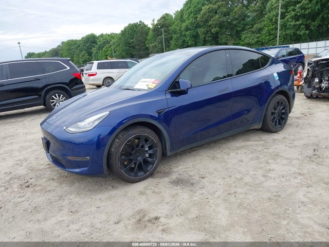 2021 Tesla Model Y Long Range Dual Motor All-wheel Drive მანქანა იყიდება აუქციონზე, vin: 5YJYGDEE1MF141659, აუქციონის ნომერი: 45000722