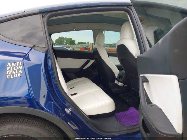 2021 Tesla Model Y Long Range Dual Motor All-wheel Drive მანქანა იყიდება აუქციონზე, vin: 5YJYGDEE1MF141659, აუქციონის ნომერი: 45000722