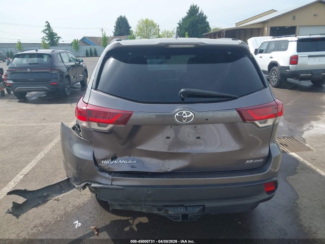 5TDJZRFH8KS572705 Toyota Highlander Se