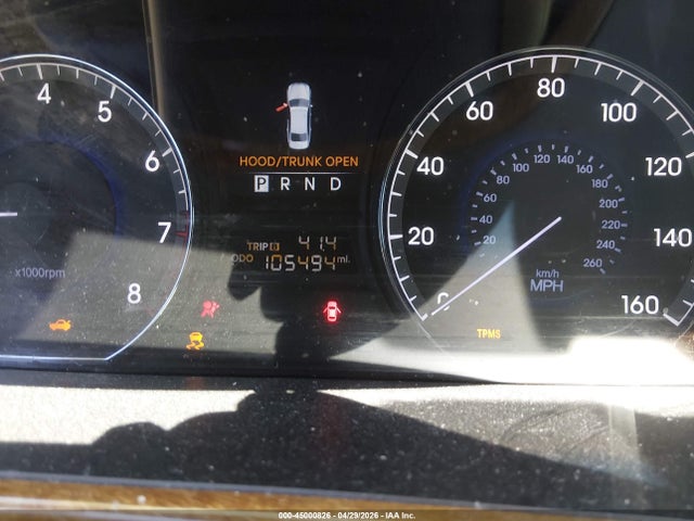 Aukcja sprzedaży 2011 Hyundai Equus Signature, vin: KMHGH4JF1BU036711, numer aukcji: 45000826