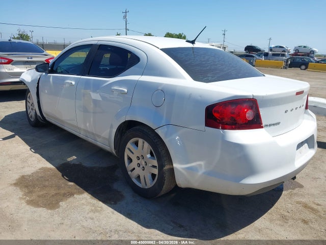 2013 Dodge Avenger Se მანქანა იყიდება აუქციონზე, vin: 1C3CDZAB1DN653827, აუქციონის ნომერი: 45000862