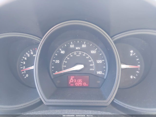 45000989 :رقم المزاد ، KNADM4A37D6191504 vin ، 2013 Kia Rio Lx مزاد بيع